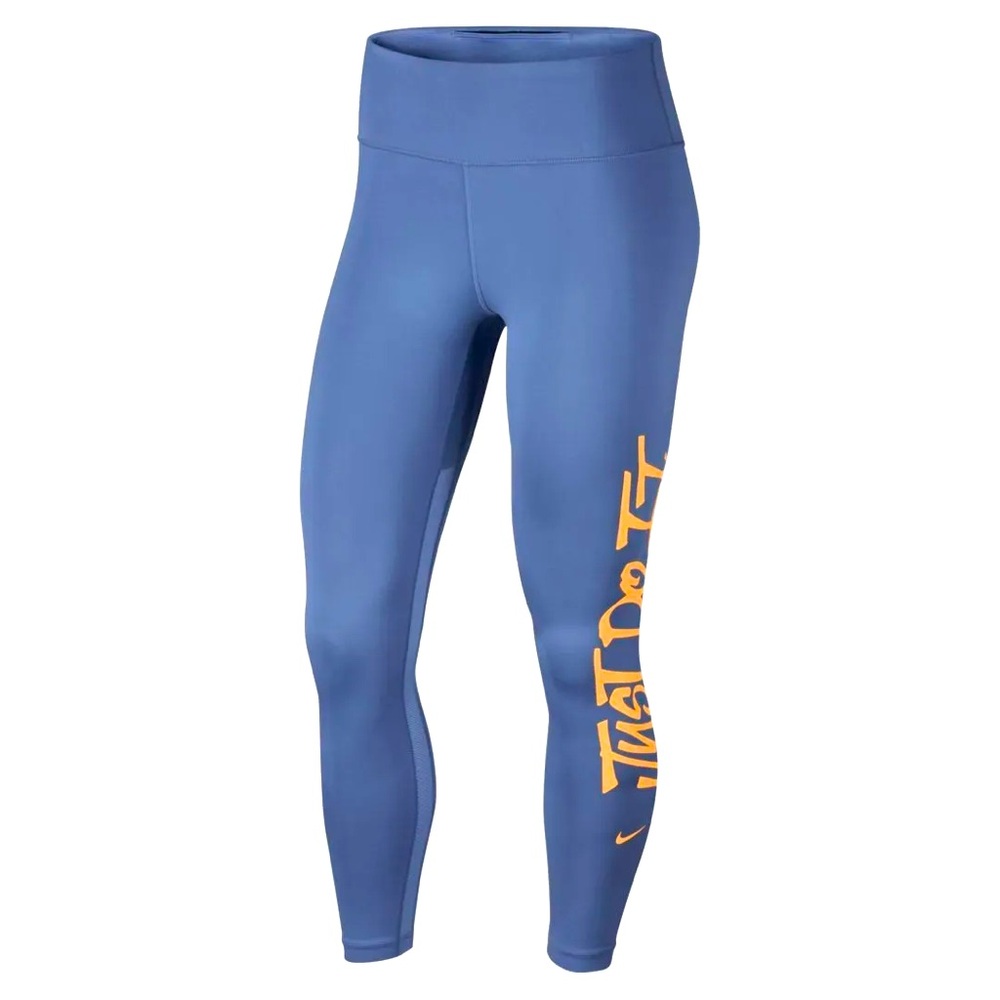 NIKE One Dri-Fit Performance Tights Graffiti Print Just Do It Leggings